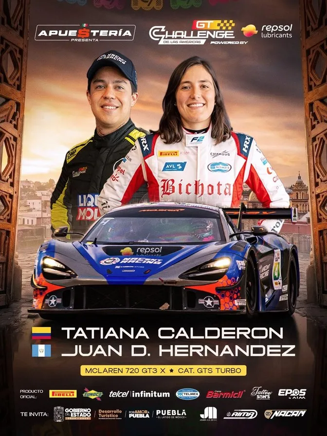 Ficha oficial del piloto · GT Challenge Puebla, México