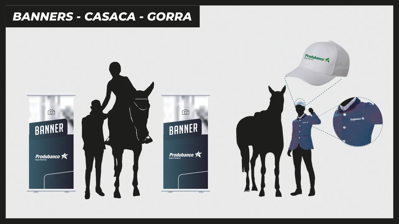 Banners, casaca y gorra